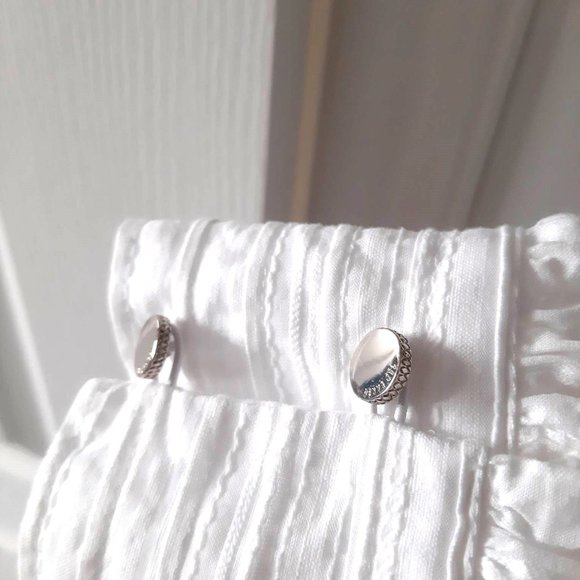 COPY - Ted Baker Silais Double Frill Blouse White - Picture 9 of 13